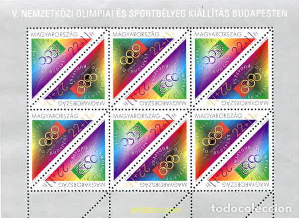 Sellos: 362731 HINGED HUNGRIA 1995 OLYMPIAPHILA 95. EXPOSICION INTERNACIONAL DE FILATELIA