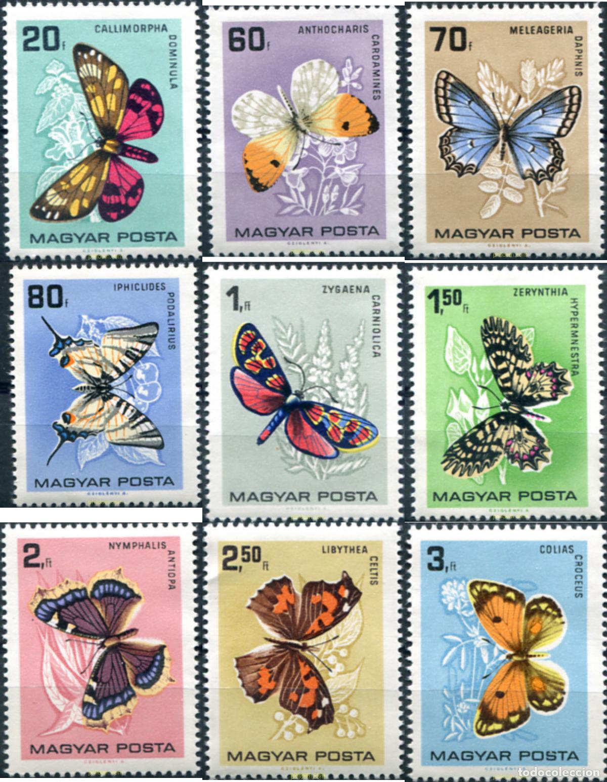 Sellos: 94826 MNH HUNGRIA 1966 MARIPOSAS