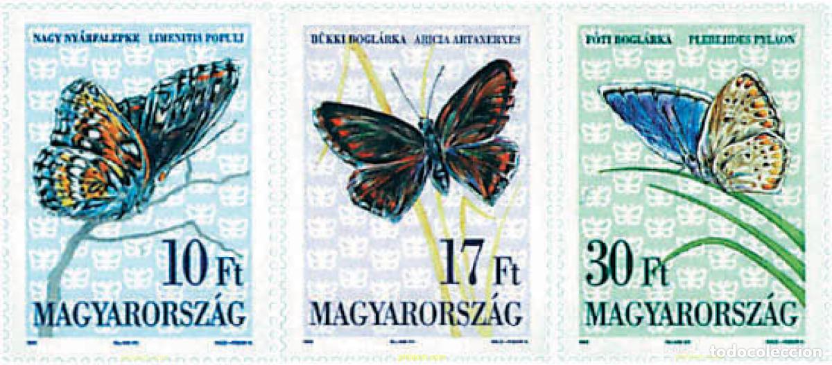 Sellos: 76061 MNH HUNGRIA 1993 MARIPOSAS