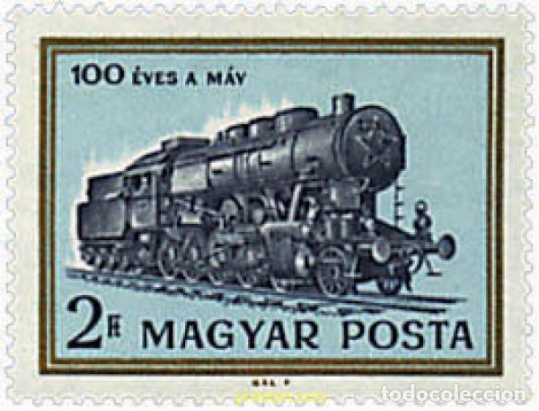 Timbres: 55237 MNH HUNGRIA 1968 CENTENARIO DE LA SOCIEDAD DE ESTADO DEL FERROCARRIL HUNGARO