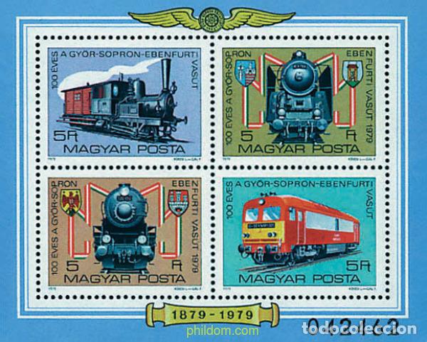 Briefmarken: 55205 MNH HUNGRIA 1979 CENTENARIO DEL FERROCARRIL SOPRON-EBENFURTH
