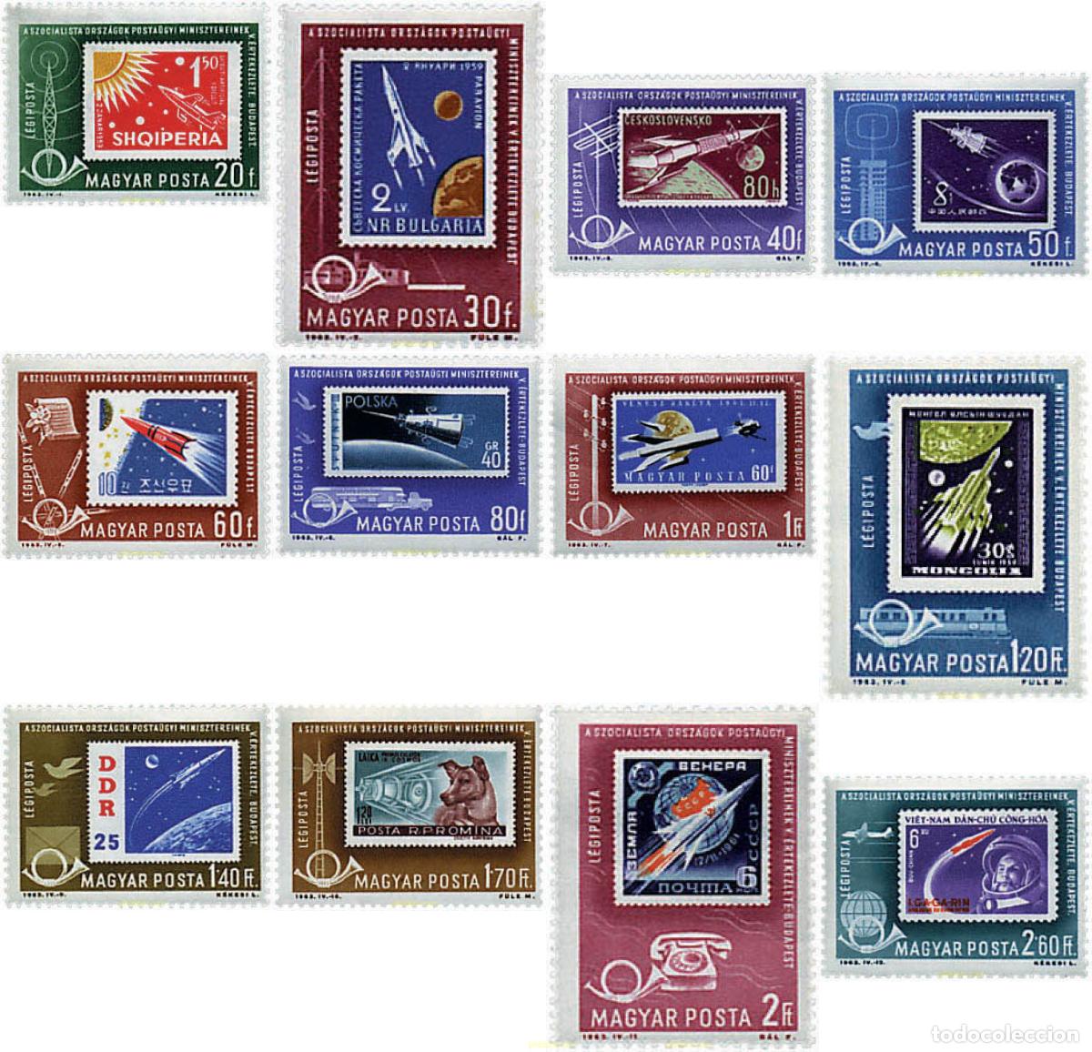 Sellos: 55153 MNH HUNGRIA 1963 CONFERENCIA DE MINISTROS DE PTT EN BUDAPEST