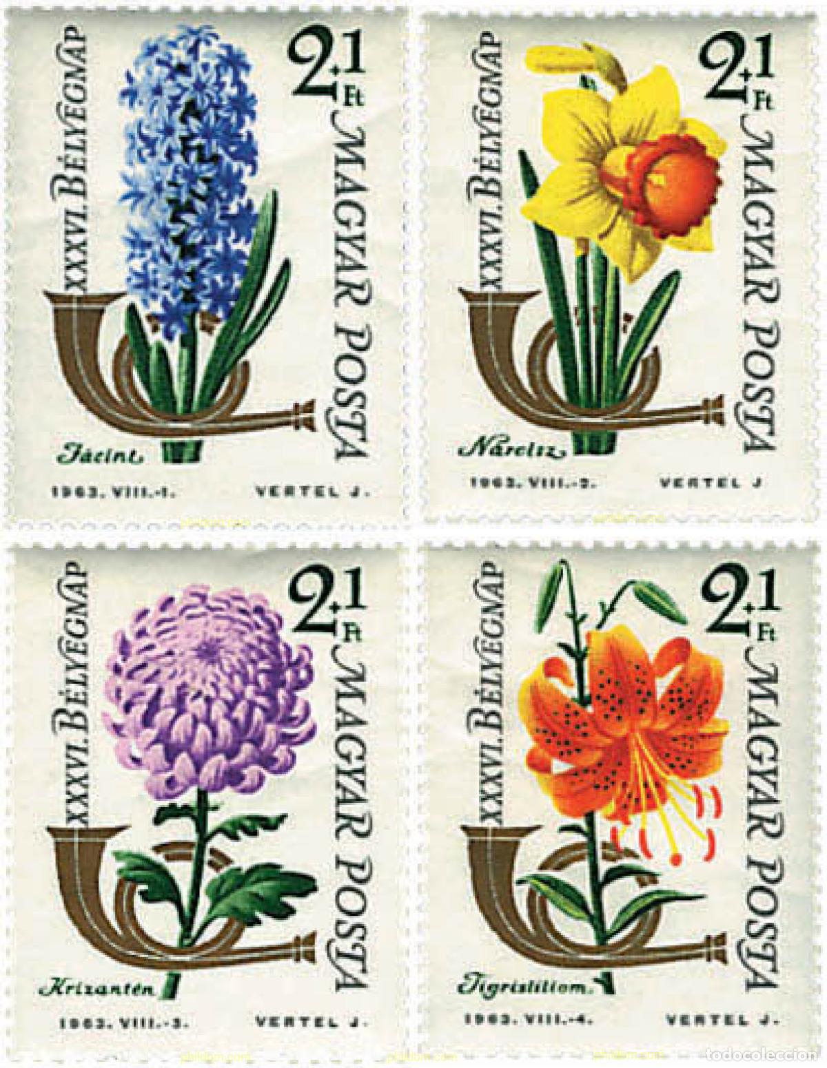 Timbres: 89609 HINGED HUNGRIA 1963 DIA DEL SELLO