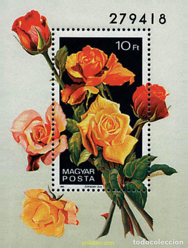 Sellos: 89640 MNH HUNGRIA 1982 ROSAS