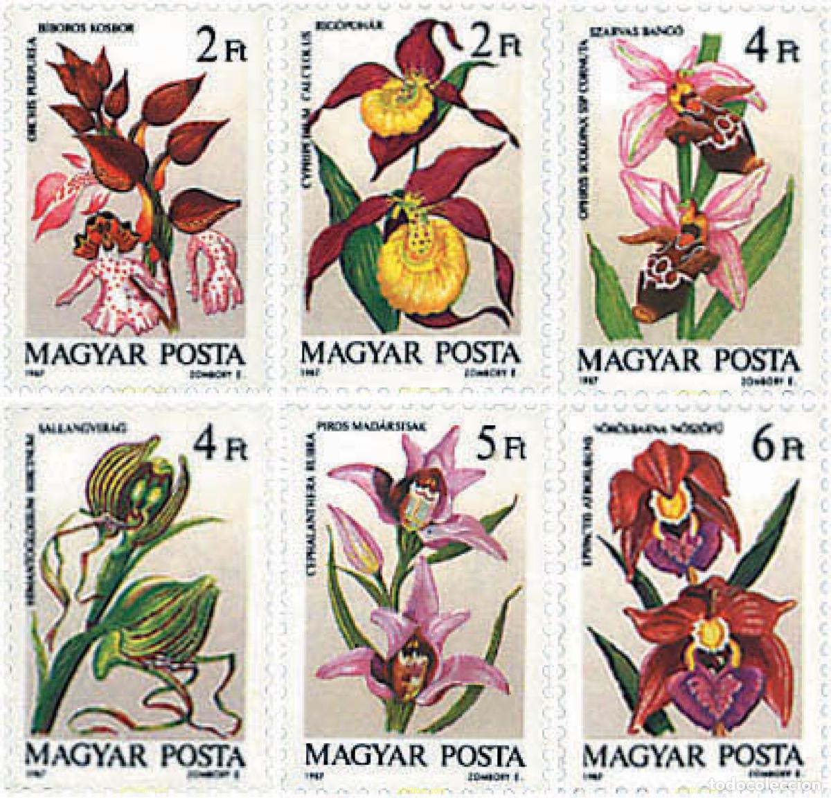 Sellos: 89645 MNH HUNGRIA 1987 ORQUIDEAS