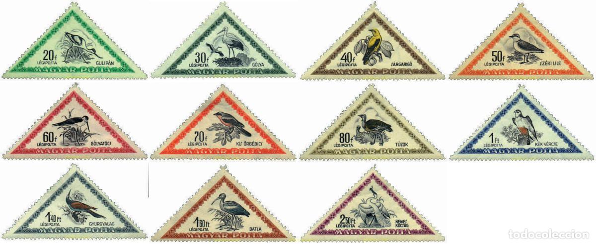 Briefmarken: 63910 MNH HUNGRIA 1952 AVES