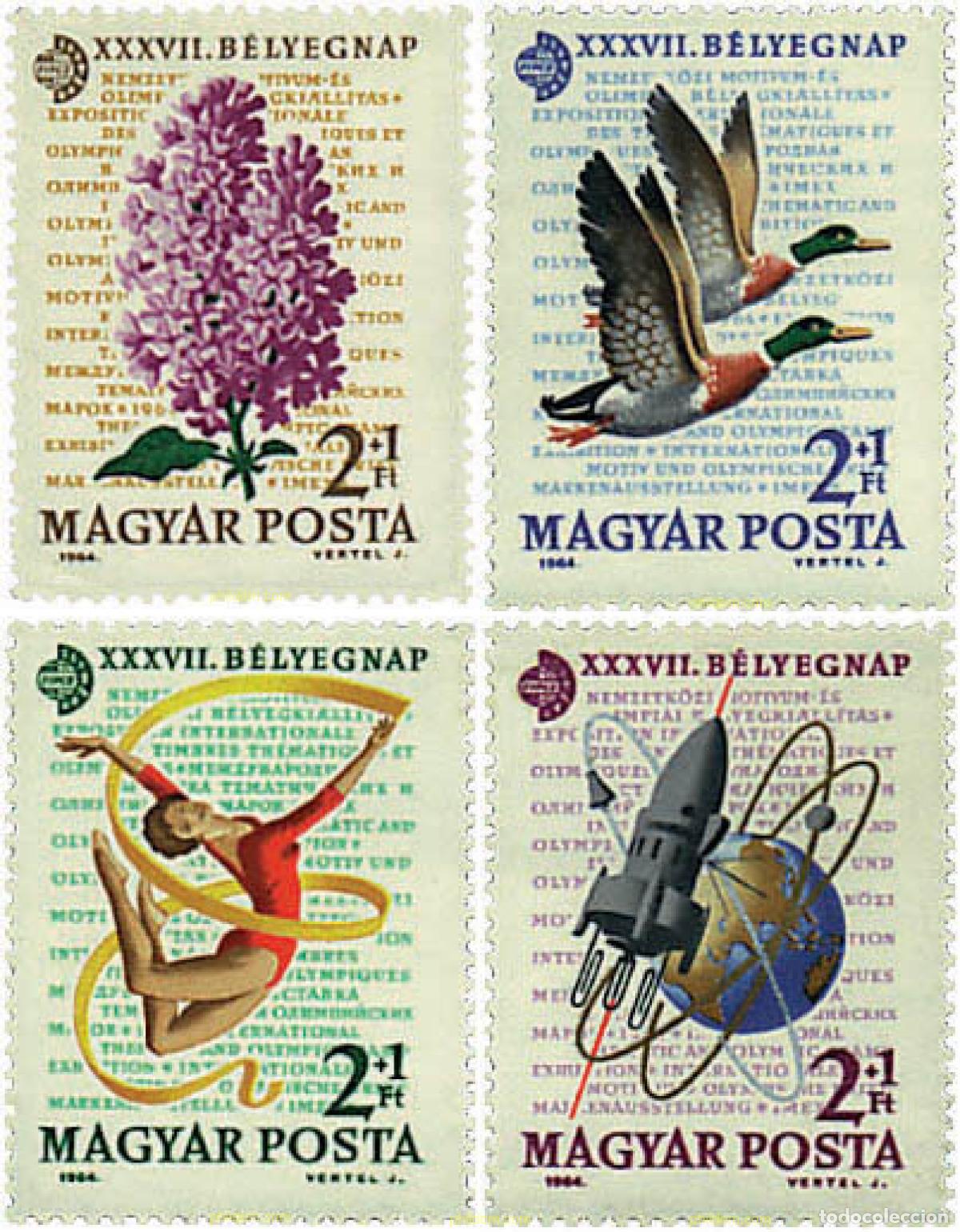 Sellos: 89613 MNH HUNGRIA 1964 IMEX 1964. EXPOSICION INTERNACIONAL DE FILATELICA TEMATICA
