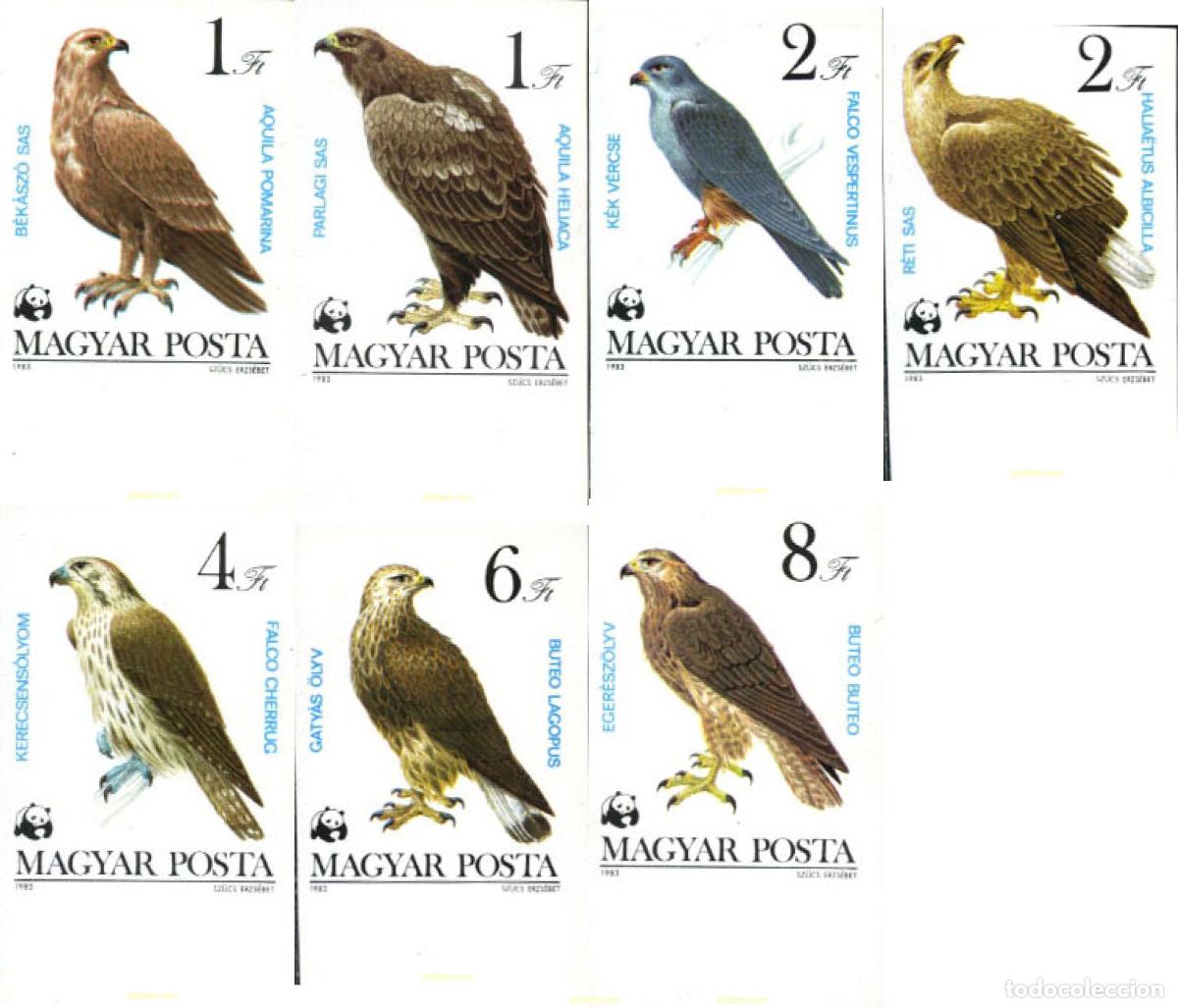 Sellos: 15073 MNH HUNGRIA 1983 AVES DE PRESA
