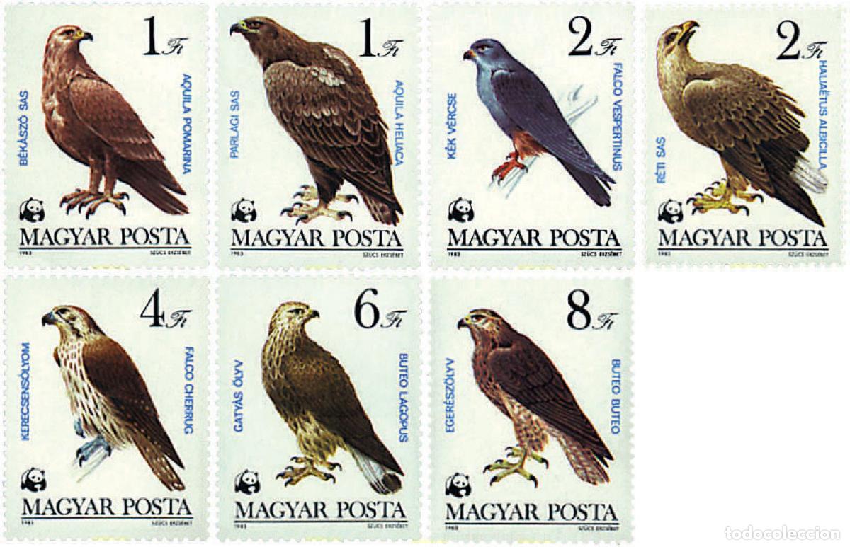 Sellos: 75738 MNH HUNGRIA 1983 AVES DE PRESA