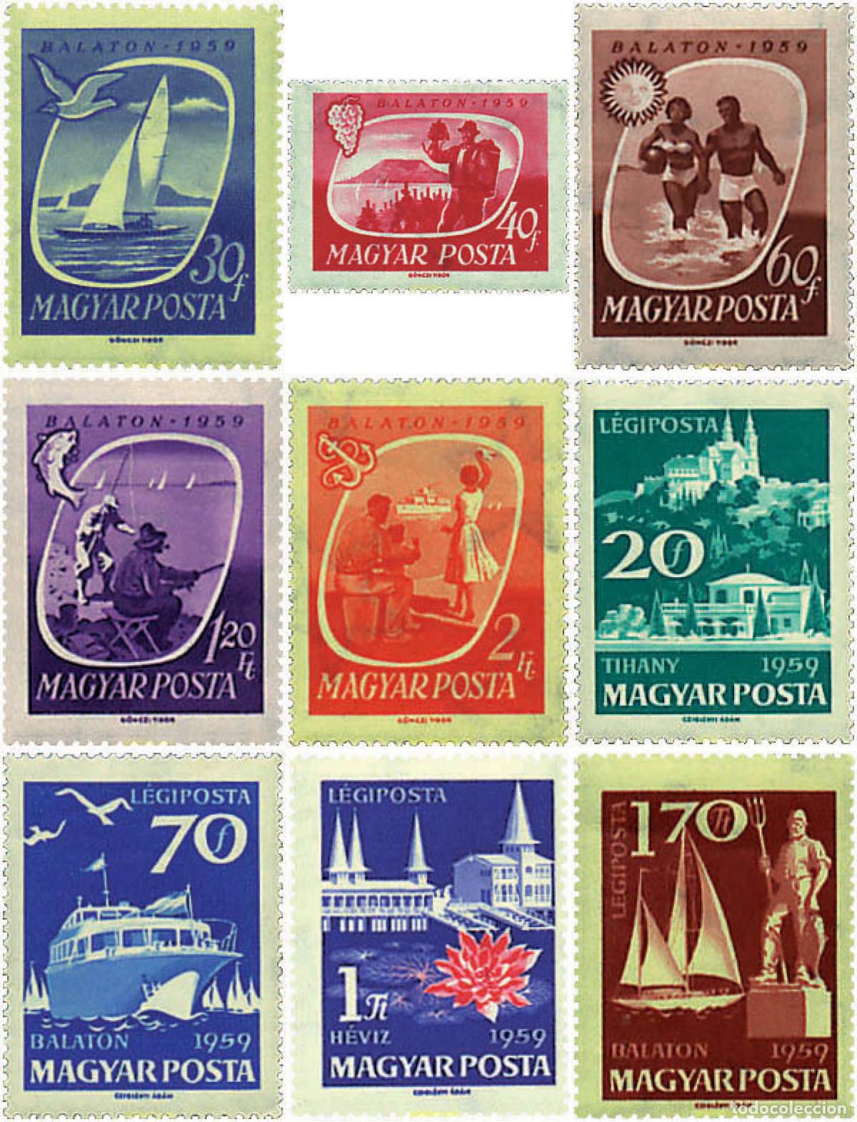 Sellos: 89686 MNH HUNGRIA 1959 LAGO BALATON