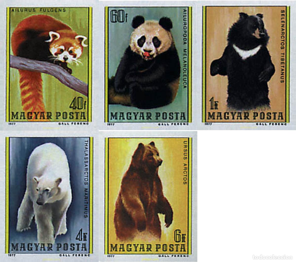 Sellos: 64129 MNH HUNGRIA 1977 OSOS