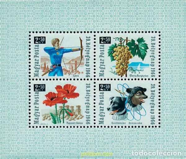 Sellos: 89625 MNH HUNGRIA 1966 DIA DEL SELLO
