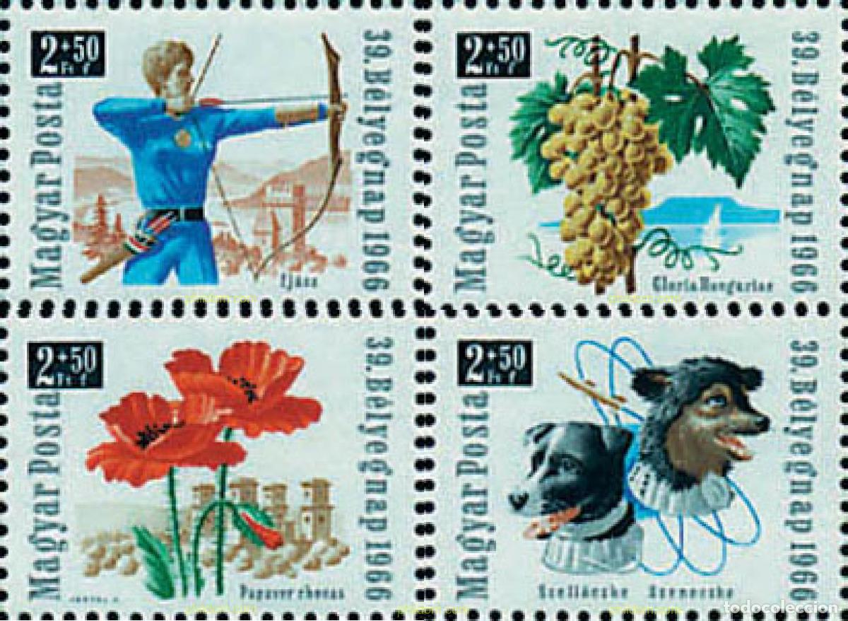 Sellos: 325218 MNH HUNGRIA 1966 DIA DEL SELLO
