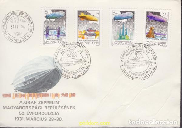 Sellos: 545949 MNH HUNGRIA 1981 LURABA 1981. EXPOSICION INTERNACIONA DE AEROFILATELIA