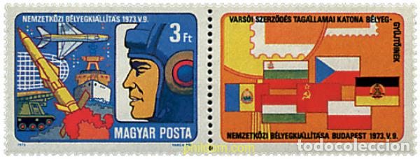 Selos: 19635 MNH HUNGRIA 1973 EXPOSICION FILATELICA DE SELLOS MILITARES DEL PACTO DE VARSOVIA