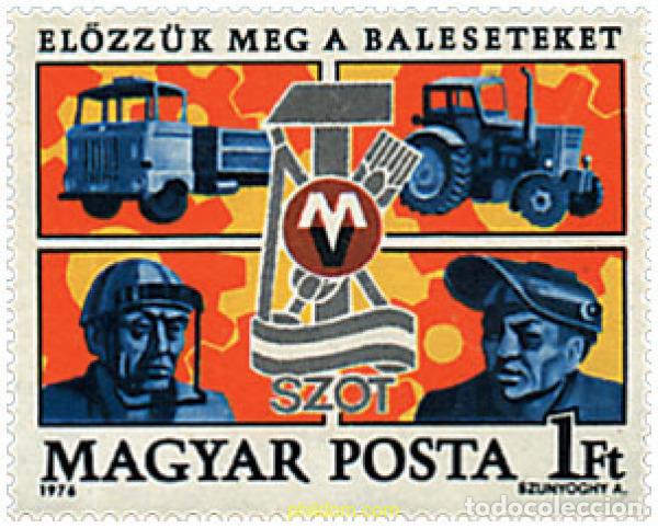 Selos: 42041 MNH HUNGRIA 1976 PROTECCION EN EL TRABAJO