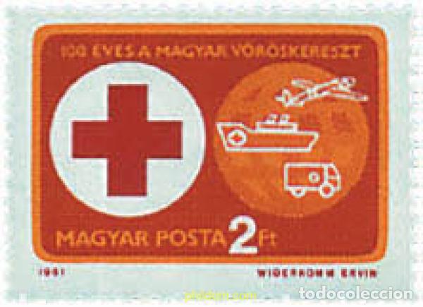 Selos: 45892 MNH HUNGRIA 1981 CENTENARIO DE LA CRUZ ROJA HUNGARA