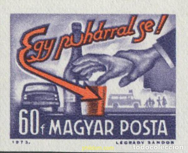 Selos: 19636 MNH HUNGRIA 1973 SEGURIDAD VIAL