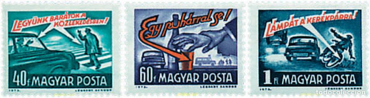 Timbres: 42034 MNH HUNGRIA 1973 SEGURIDAD VIAL