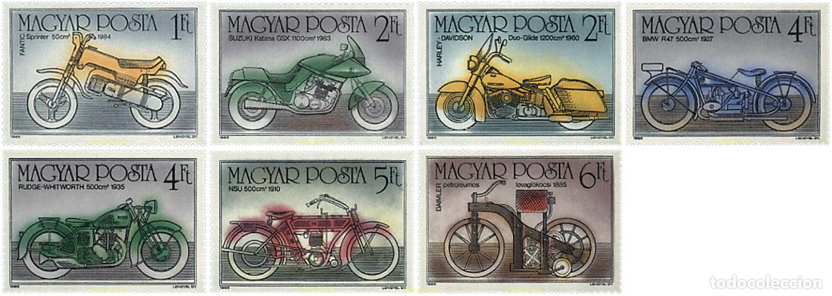 Timbres: 42046 MNH HUNGRIA 1985 CENTENARIO DE LA MOTOCICLETA