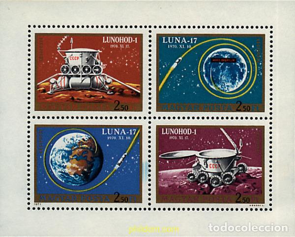 Timbres: 215147 MNH HUNGRIA 1971 LUNOHOD I Y LUNA 17