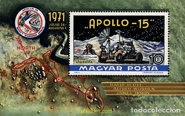 Sellos: 55163 MNH HUNGRIA 1972 APOLLO XV