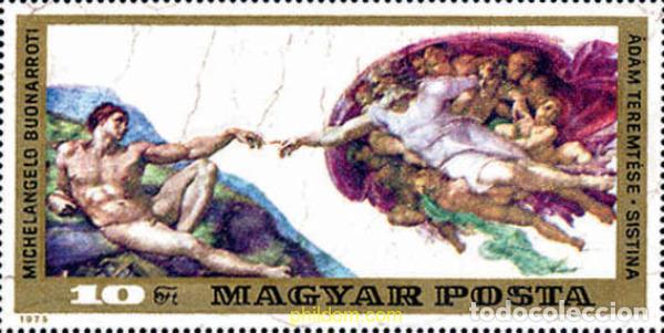 Sellos: 114760 MNH HUNGRIA 1975 500 ANIVERSARIO DEL NACIMIENTO DE MICHELANGELO BUONARROTI