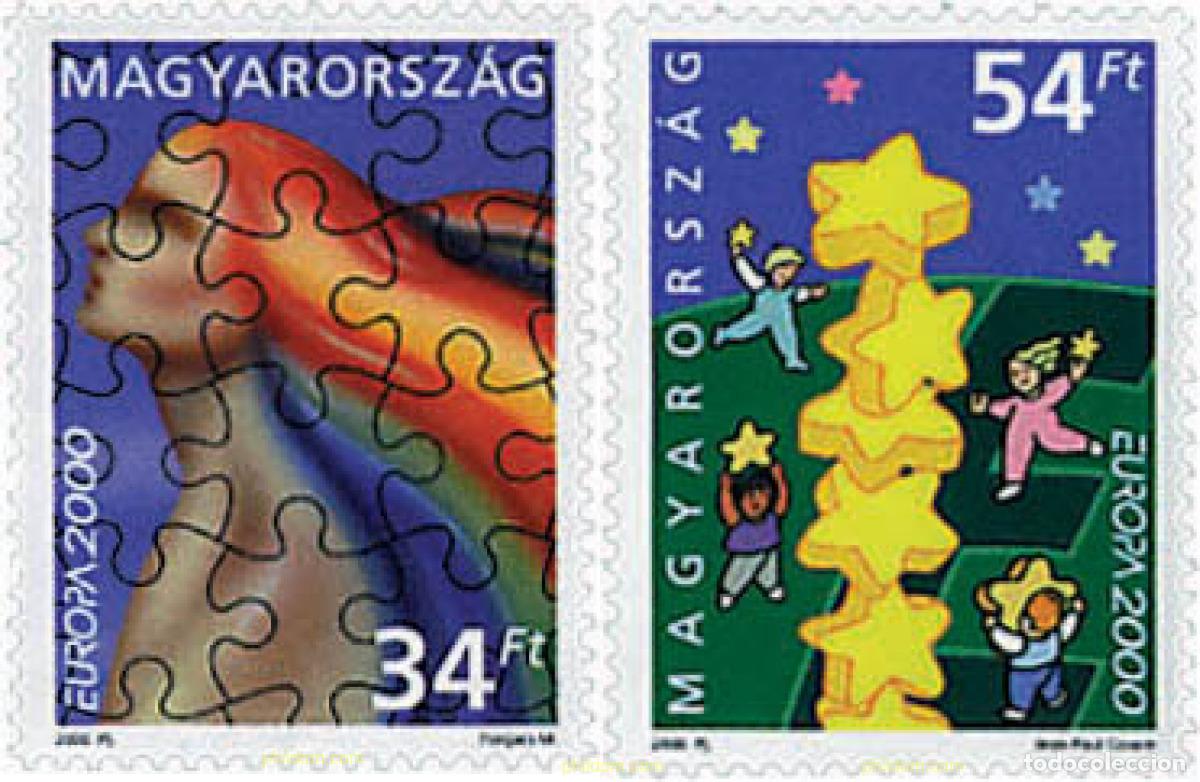 Sellos: 77124 MNH HUNGRIA 2000 EUROPA CEPT. CONSTRUCCION EUROPEA