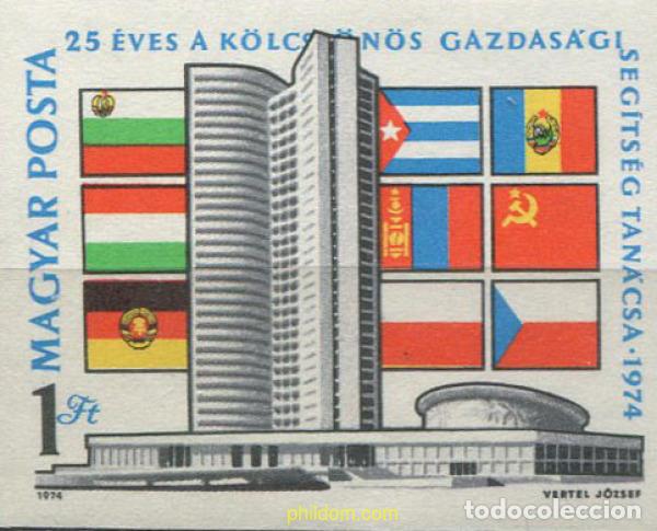 Selos: 17684 MNH HUNGRIA 1974 25 ANIVERSARIO DE LA FUNDACION DEL COMECON