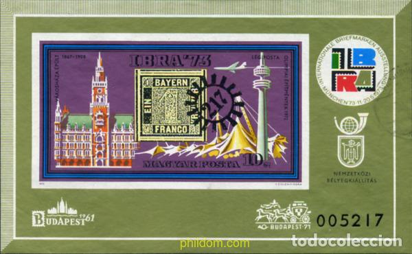 Selos: 114710 USED HUNGRIA 1973 IBRA 73. EXPOSICION FILATELICA INTERNACIONAL