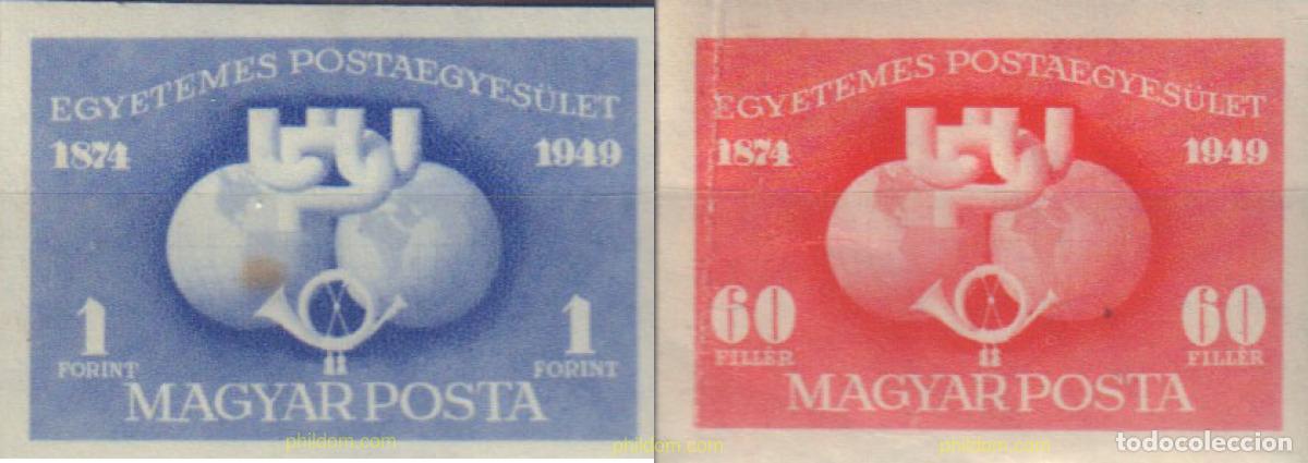 Sellos: 372745 HINGED HUNGRIA 1949 75 ANIVERSARIO DE LA UPU