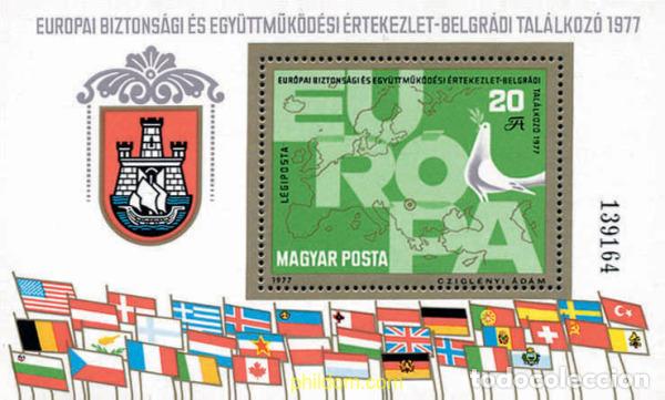 Sellos: 55199 MNH HUNGRIA 1977 CONFERENCIA SOBRE LA SEGURIDAD Y COOPERACION EN EUROPA