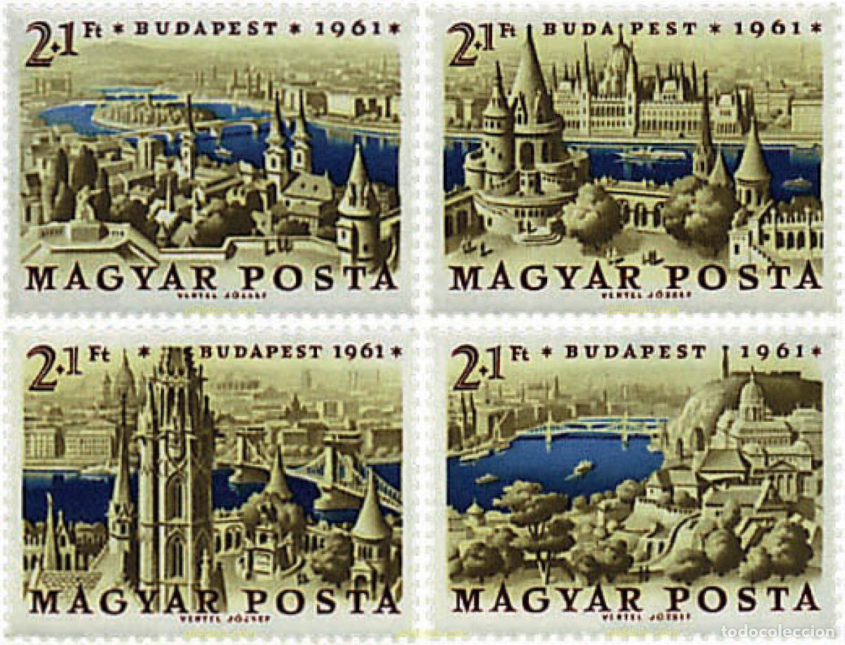 Sellos: 55151 MNH HUNGRIA 1961 BUDAPEST 1961. EXPOSICION FILATELICA INTERNACIONAL