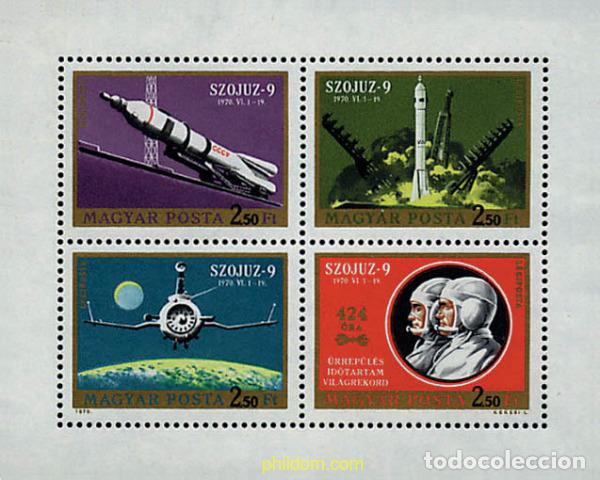 Sellos: 325328 MNH HUNGRIA 1970 APOLLO SOYUZ IX