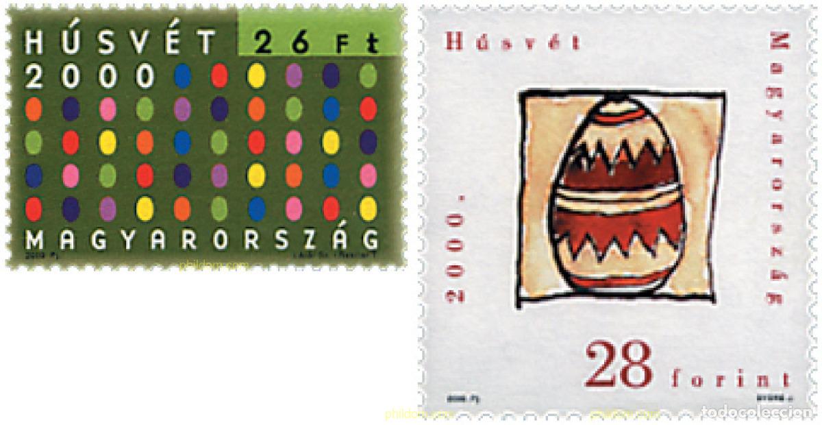 Sellos: 66458 MNH HUNGRIA 2000 PASCUA 2000