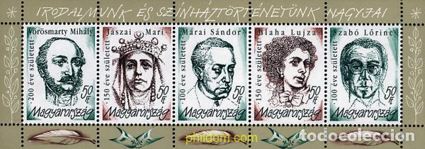 Sellos: 66457 MNH HUNGRIA 2000 PERSONALIDADES HUNGARAS