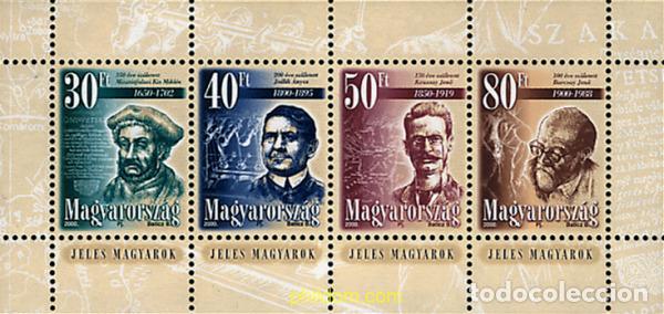 Sellos: 55661 MNH HUNGRIA 2000 PERSONALIDADES HUNGARAS