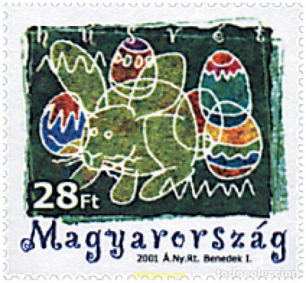 Sellos: 66481 MNH HUNGRIA 2001 PASCUA