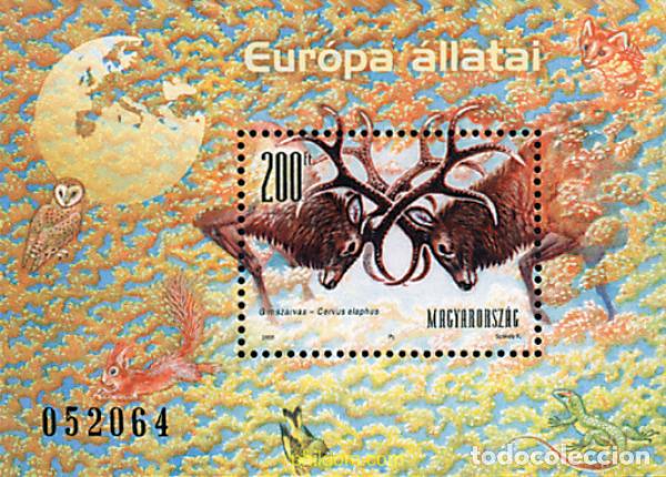 Sellos: 78212 MNH HUNGRIA 2001 FAUNA DE EUROPA