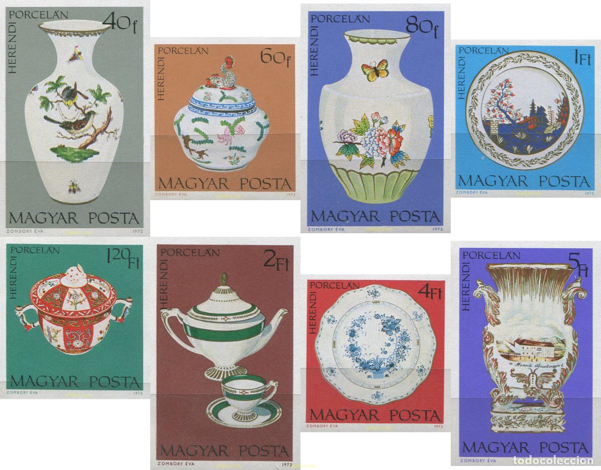 Sellos: 15128 MNH HUNGRIA 1972 PORCELANA DE HEREND