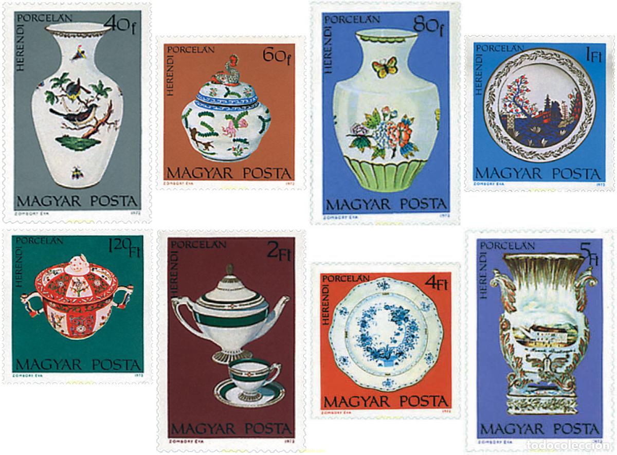 Sellos: 94828 MNH HUNGRIA 1972 PORCELANA DE HEREND