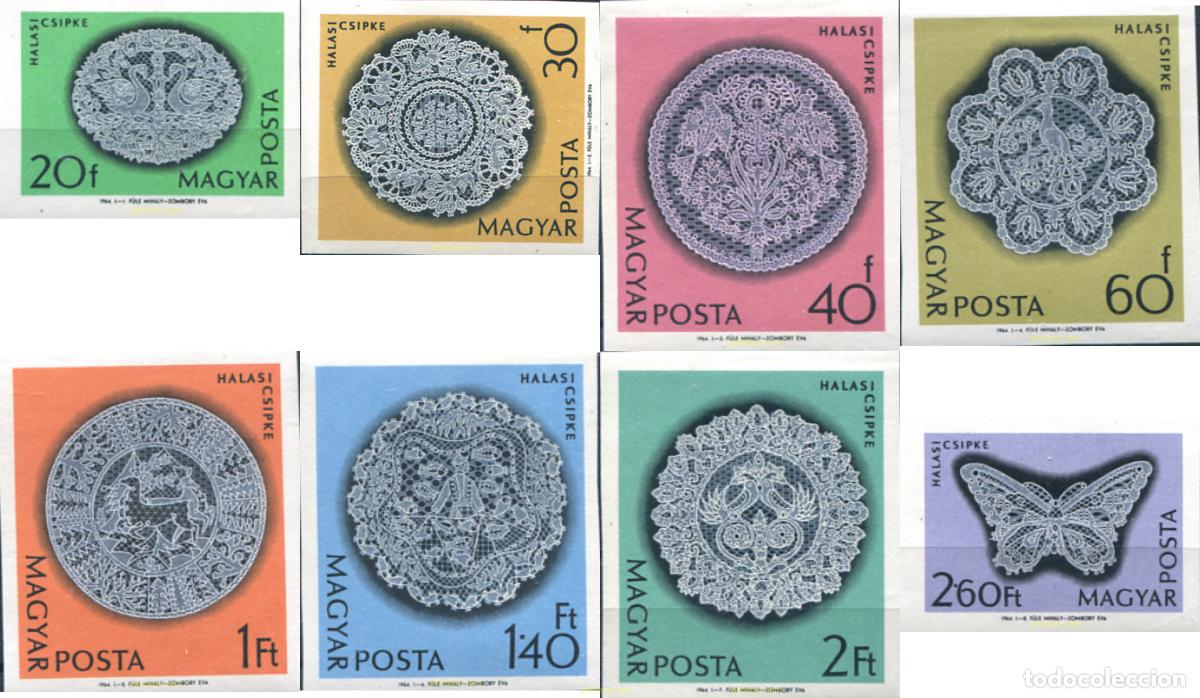 Sellos: 15127 MNH HUNGRIA 1964 ENCAJES DE HALAS
