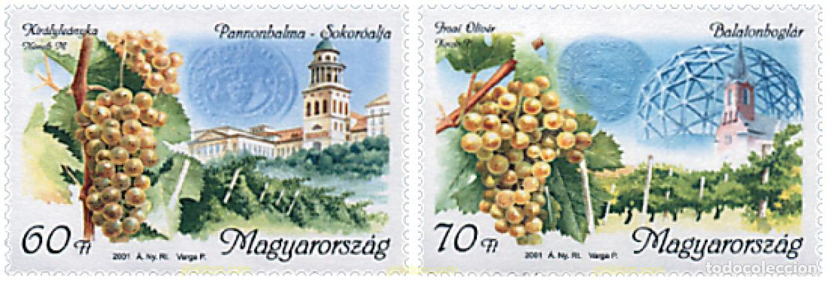 Sellos: 78220 MNH HUNGRIA 2001 ZONAS VINICOLAS