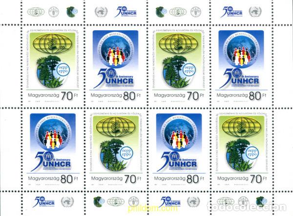 Sellos: 325262 MNH HUNGRIA 2001 50 ANIVERSARIO DE LA ACNUR