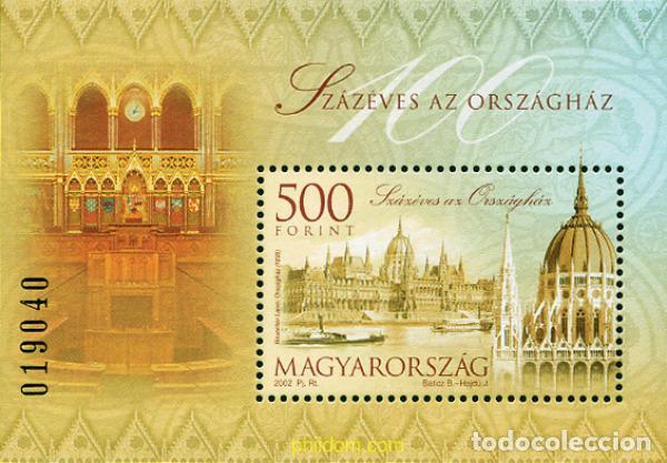 Sellos: 98621 MNH HUNGRIA 2002 CENTENARIO DEL ANTIGUO PARLAMENTO
