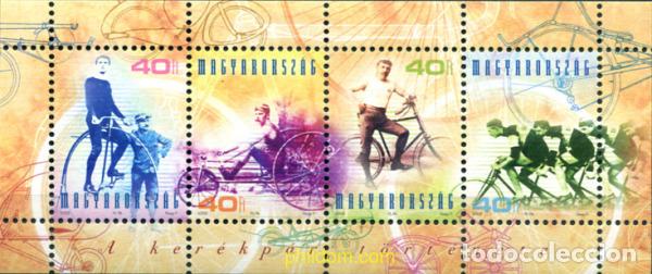 Sellos: 98617 MNH HUNGRIA 2002 HISTORIA DE LA BICICLETA