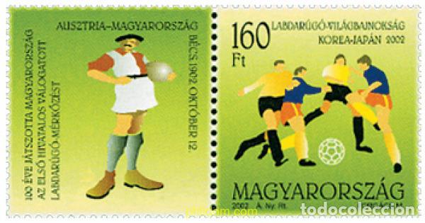 Sellos: 277129 MNH HUNGRIA 2002 COPA DEL MUNDO DE FUTBOL. COREA DEL SUR Y JAPON-02