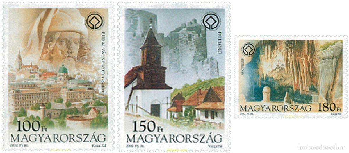 Sellos: 101040 MNH HUNGRIA 2002 PATRIMONIO MUNDIAL DE LA UNESCO