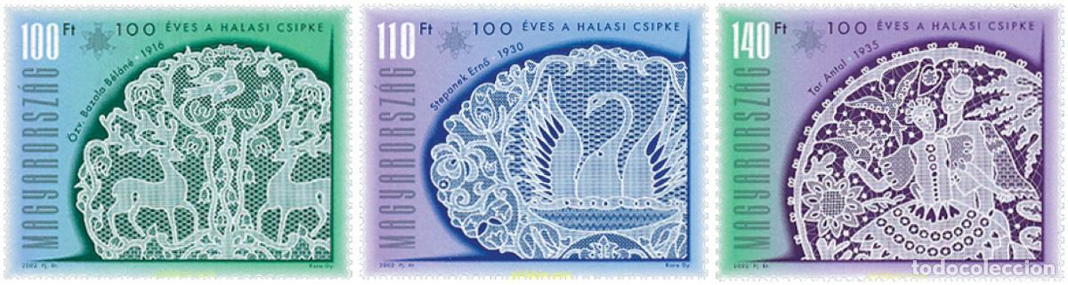 Sellos: 101043 MNH HUNGRIA 2002 ENCAJES