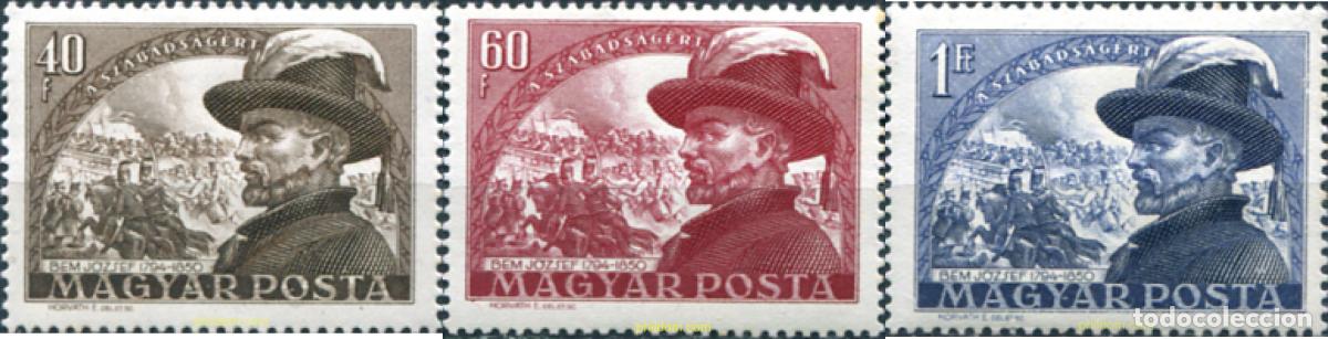 Sellos: 109568 MNH HUNGRIA 1950 CENTENARIO DE LA MUERTE DE JOZSEF BEM